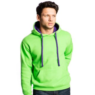 Contrast Hooded Sweatshirt
