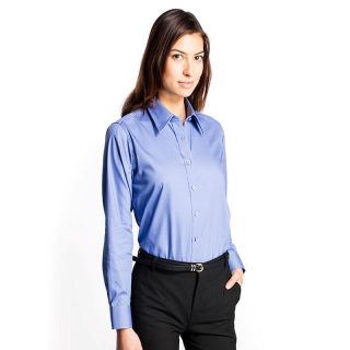 Ladies Oxford Full Length Shirt