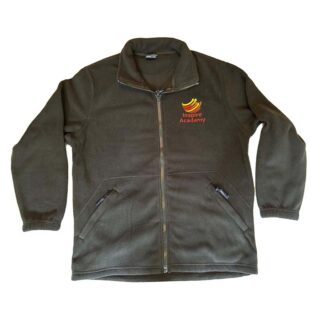 Inspire Staff - Black Full Zip Fleece