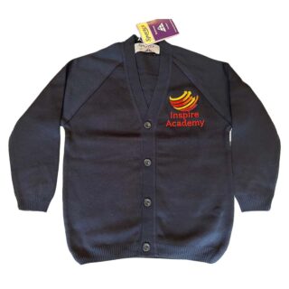Inspire Academy Uniform - Navy Blue Knitted Cardigan